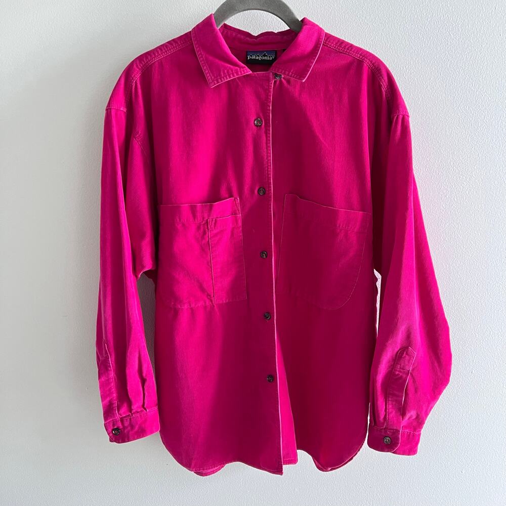 Patagonia Hot Pink Button-Down Shirt